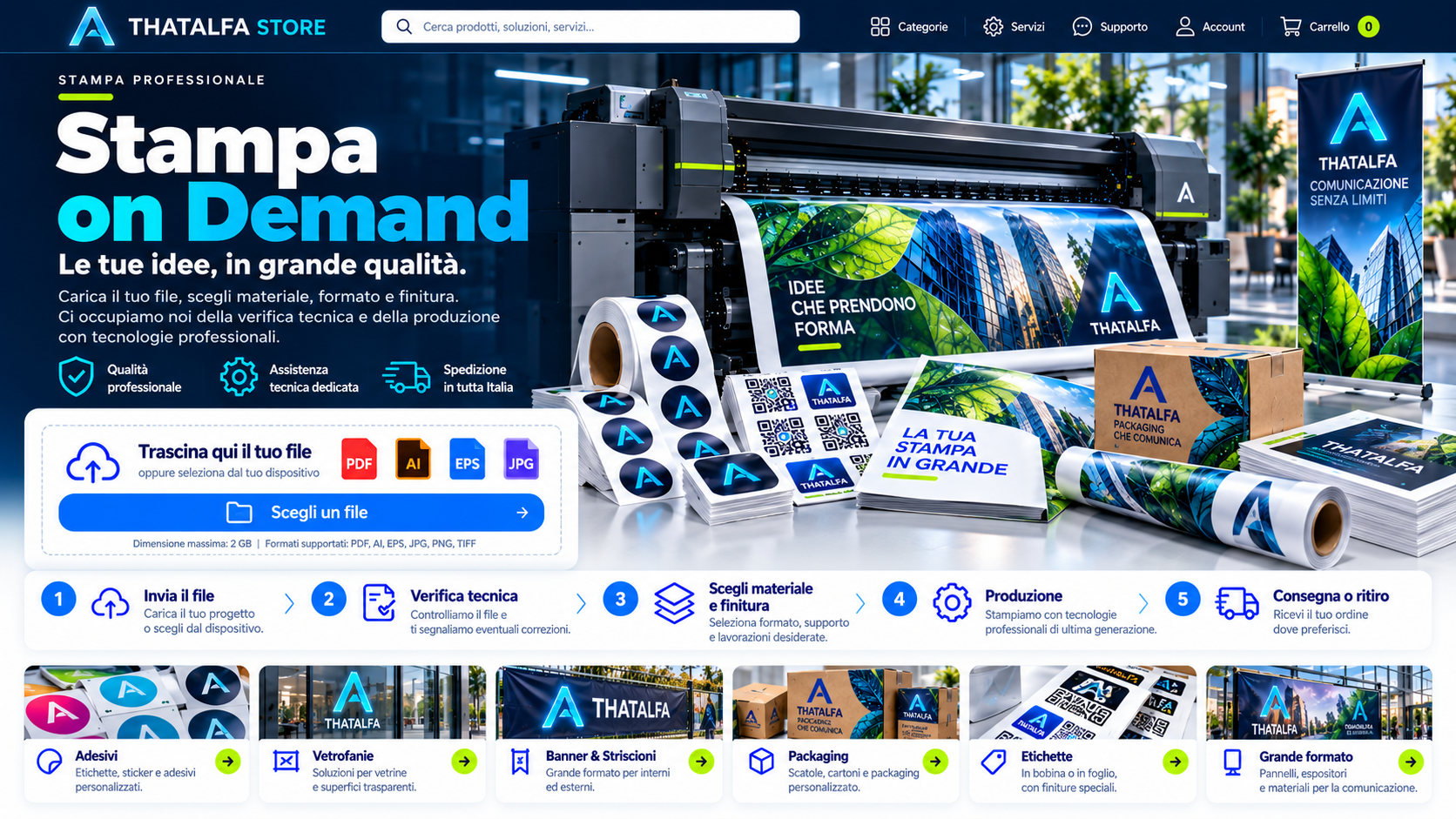 Stampa on demand professionale